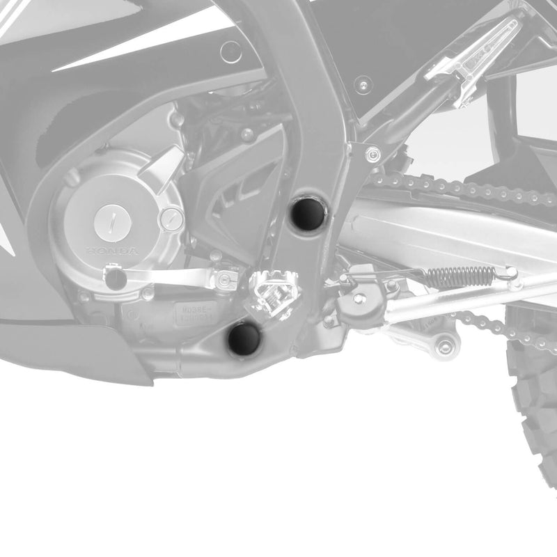 Frame End Caps Matt Black For Honda CRF 250 L 2012-Current