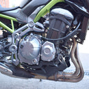 Frame End Caps Matt Black For Kawasaki Z 900 2017-Current