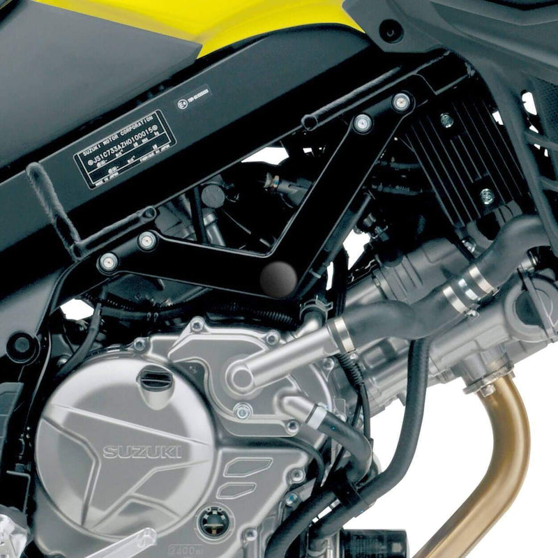 Frame End Caps Matt Black For Suzuki DL 650 V-Strom 2012-Current