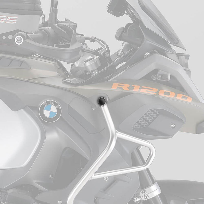 Frame End Caps Pannier & Crash Bar Caps Only Black For BMW R1200 GS 2013-2018