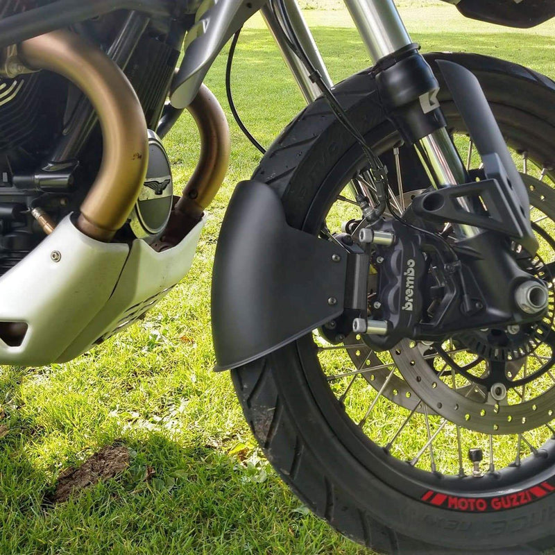 Front Mudguard Matt Black For Moto Guzzi V85 TT 2019-Current