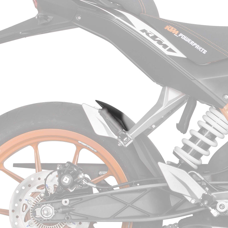 Hugger Extension Matt Black For KTM 125 Duke 2012-2016