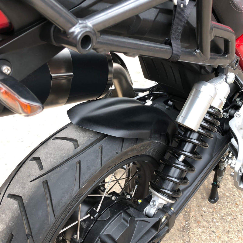 Hugger Gloss Black For Moto Guzzi V85 TT 2019-Current