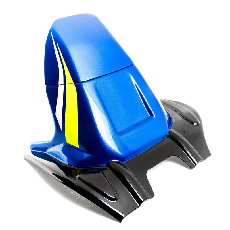 Hugger Metallic Blue (Triton Blue w/ Yellow & White Stripes) For Suzuki GSXR 1000 2017-Current