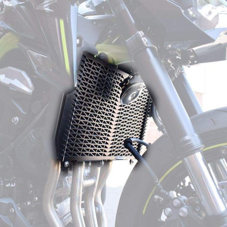 Radiator Guard Matt Black For Kawasaki Z 900 2017-Current