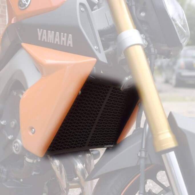 Radiator Guard Matt Black For Yamaha MT-09 2013-2016