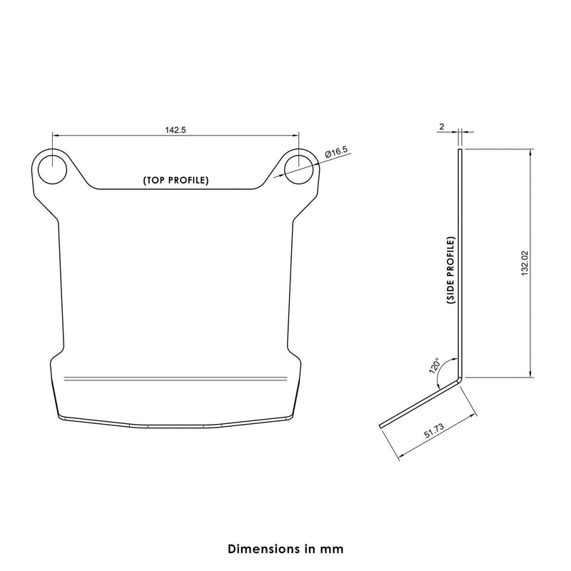 Shock Shield Black For KTM 1290 Superduke R 2020-Current