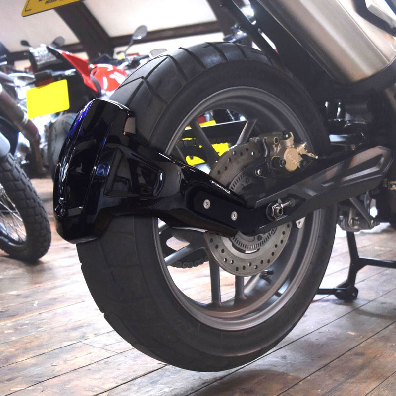 Spray Guard Gloss Black For Triumph Tiger 800 XC/XCX/XCA/Low 2013-Current