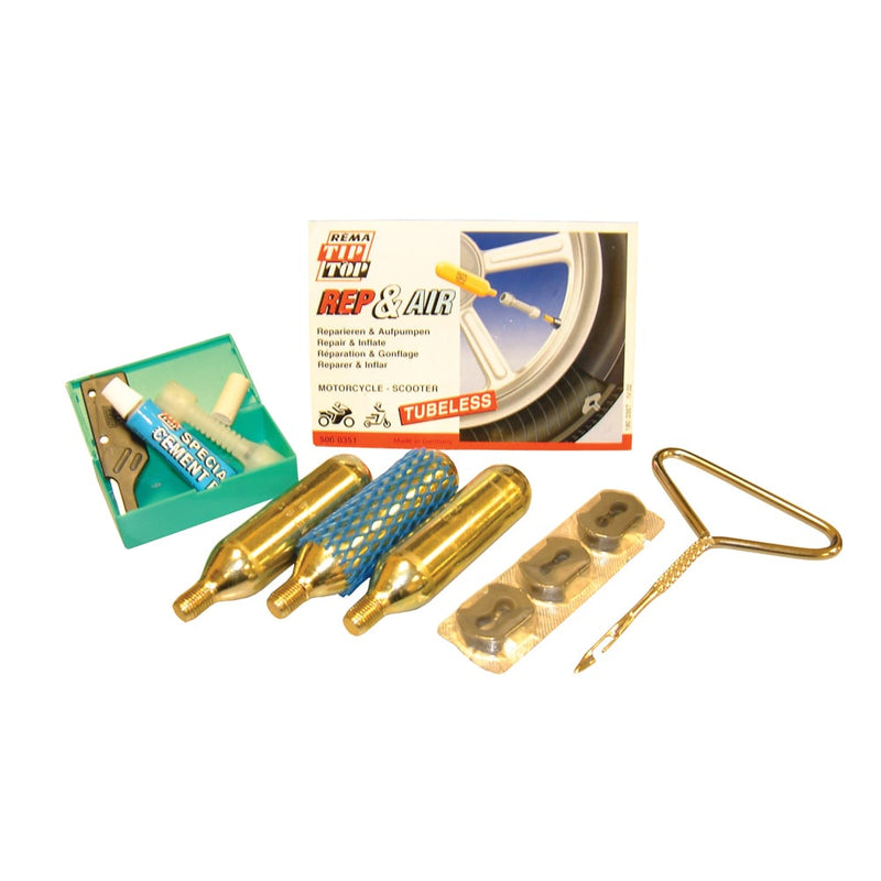 Temporary Tubeless Puncture Repair Kit