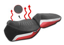 Low Profile Heated Comfort Seat (-2 cm) White For Ducati Multistrada V4 / S / Sport / Pikes Peak / Rally