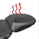 Heated Pillion Comfort Seat Triple Black For Ducati Multistrada V4 / V4 S / Rally / Pikes Peak 2020-2026