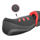 Heated Rider Comfort Seat - With Prostate Channel - Lowered Black / Red For BMW R 1300 GS Adventure 2024-2026