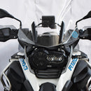 Upper Wind Deflectors Matt Black For BMW R 1200 GS Adventure 2014>2018