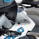 Upper Wind Deflectors Matt Black For BMW R 1200 GS Adventure 2014>2018