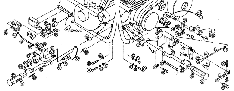 Forward Control Set XL86-90