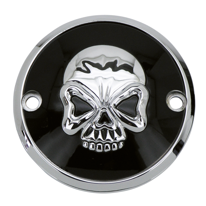 Skull Black/Chrome Points Cover Horiz