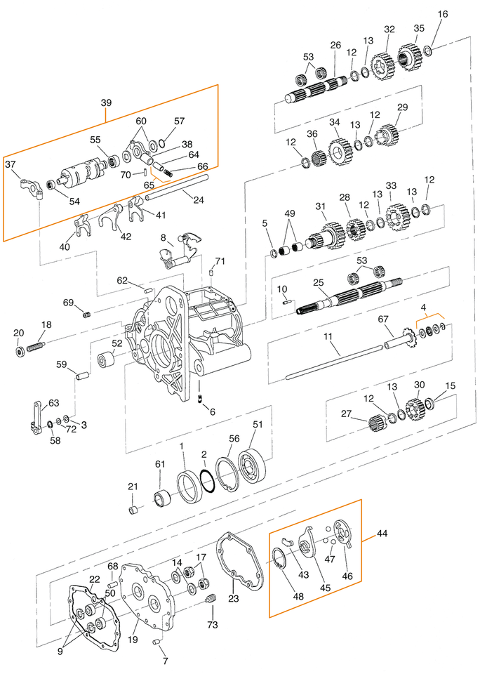 Oil Seal Main Shaft 5-Speed Bt80-84