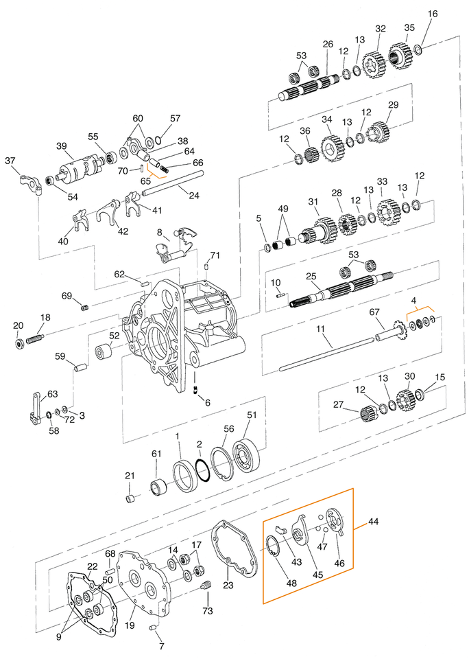 Oil Seal Main Shaft 5-Speed Bt80-84