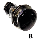 Gloss Black Fuel Door Push Button Release