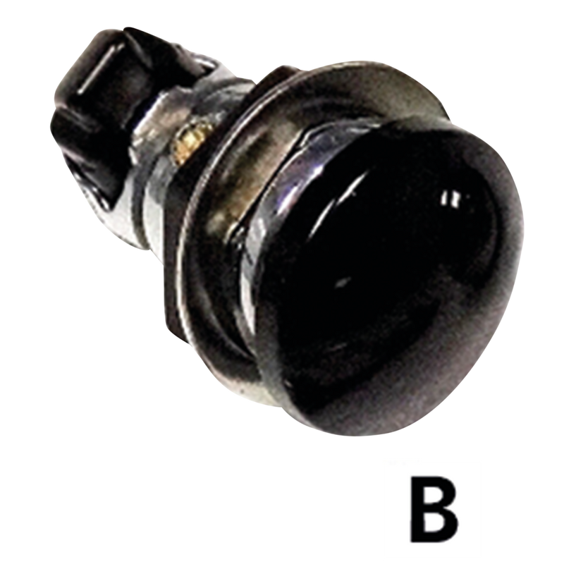 Gloss Black Fuel Door Push Button Release