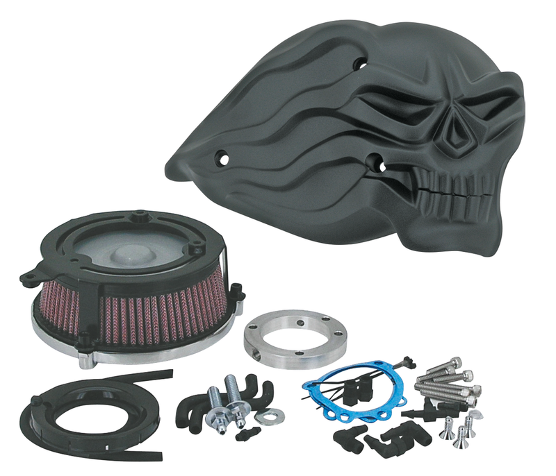 Black Flying Skull A/C Kit Tc99-17