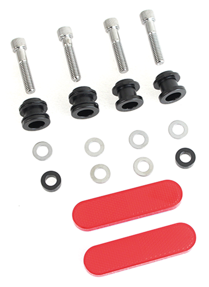 Detachable Sissy Bars For Milwaukee Eight Softail Black Docking Hw Kit St18-Up Std Frame