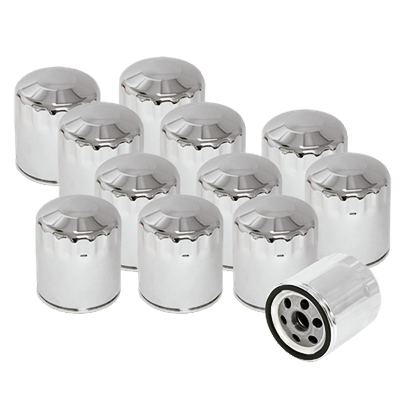 12 Pack S&S Oil Filter Chrome Bt84-99
