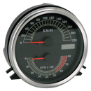 Speedo/Tacho Kit Kmh Black