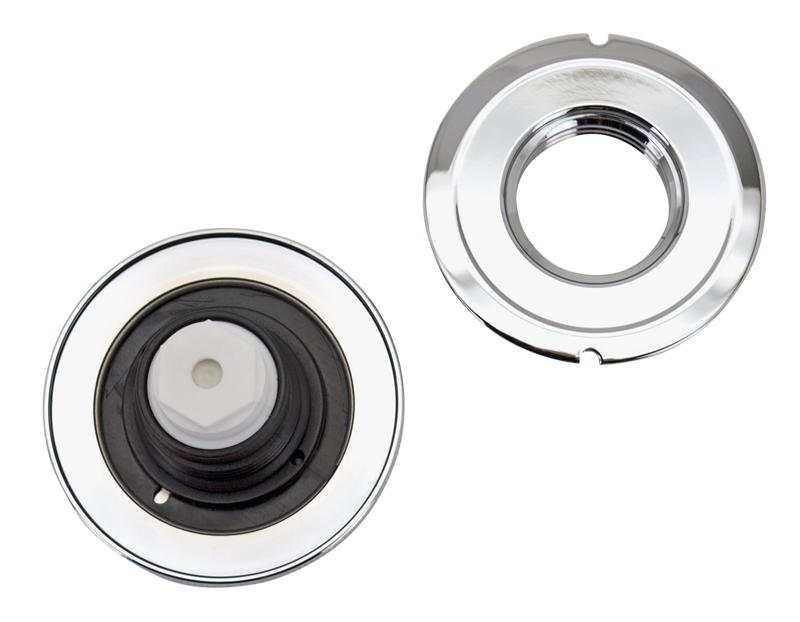 Chrome Essential Gas Cap Set Dum+Vent W/Paint