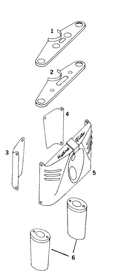 Upper Cvr Wide-Glide Stainl.3 1/2 Inch C