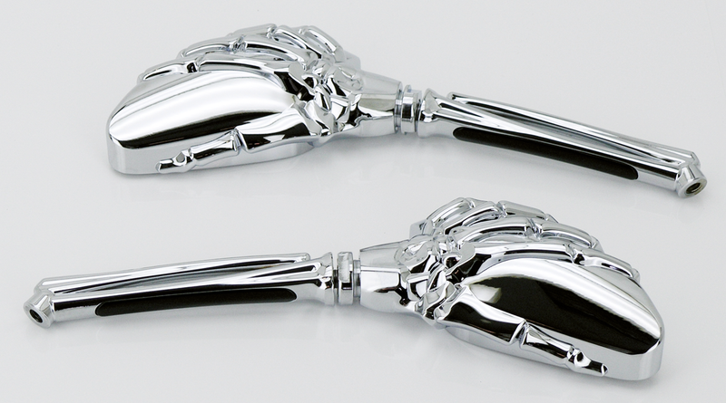 Mini Reaper Mirror Set Chrome