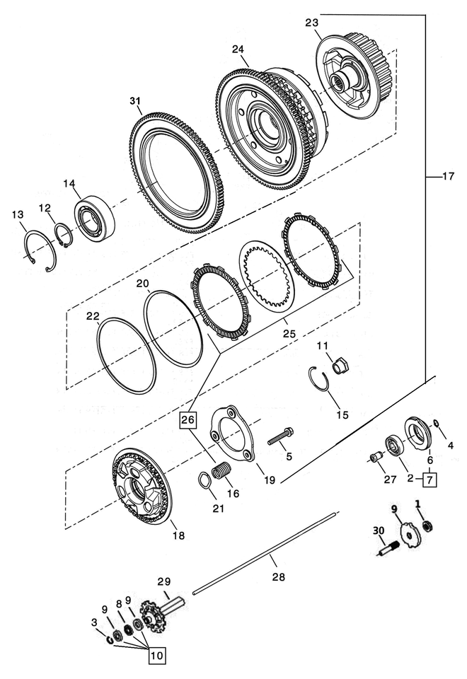 Clutch Adjusting Jam Nut