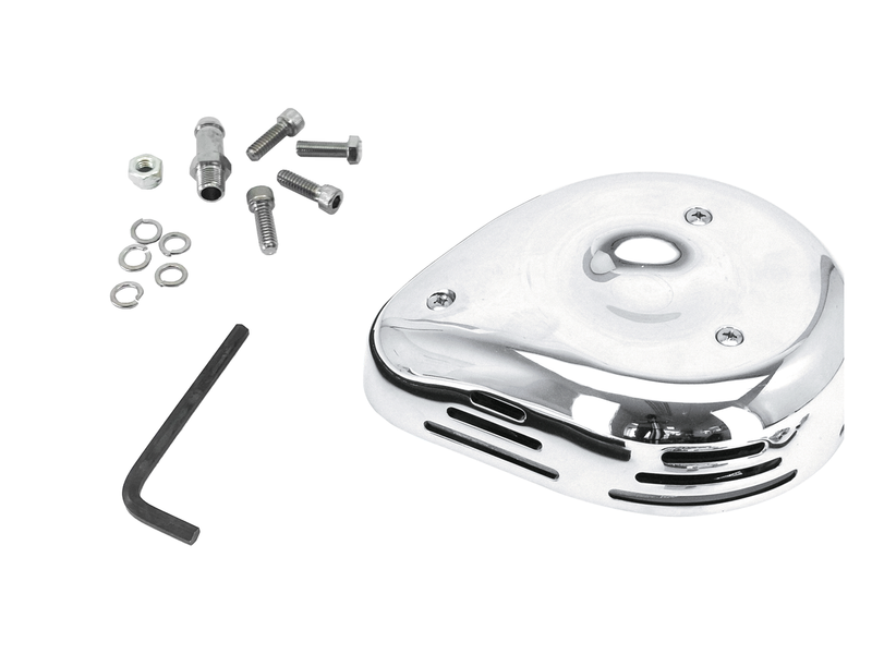 Aircleaner Slotted Pre-Cv Carburator Chrome