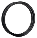 Black Stock Replacement Drop Center Rims Gloss Black Dc Rim 3.00X19 Inch 40H 07-Up