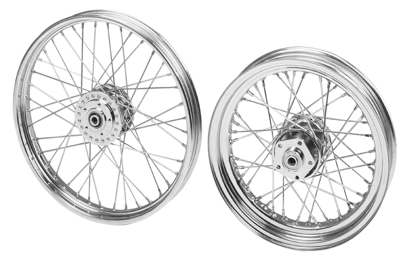 40-Spoke Wheels For 2000 To Present Xl Sportster 21X2.15 Fr Wheel XL00-04* Inox Dc