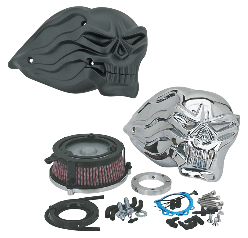 Flying Skull A/C Kit XL91-06 Chrome