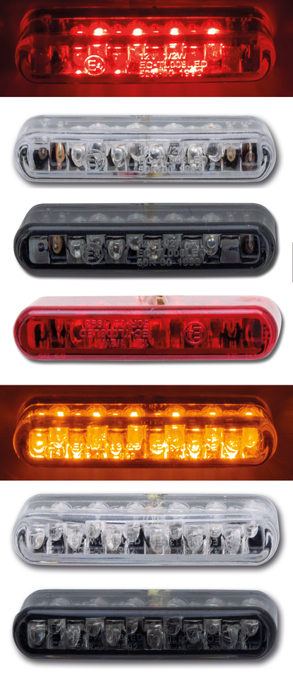 Micro Red Led Clear Lens Tail/Brake