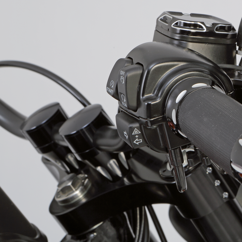 6 Inch Slotted Black Risers