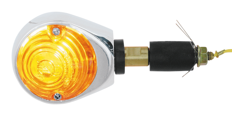 Chrome Ox-Eye Turn Signal With E-Lens