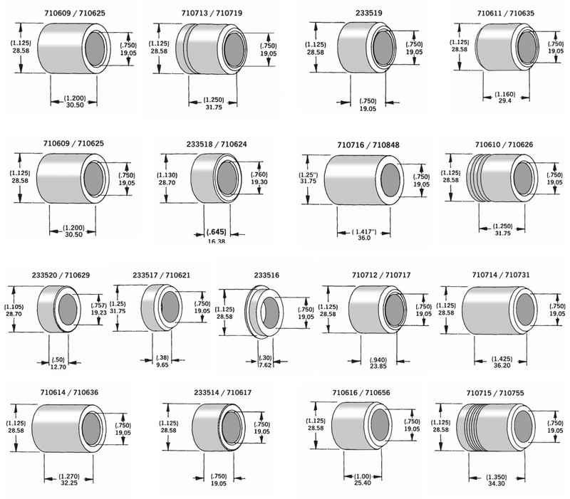 Axle Spacer Chrome Plated