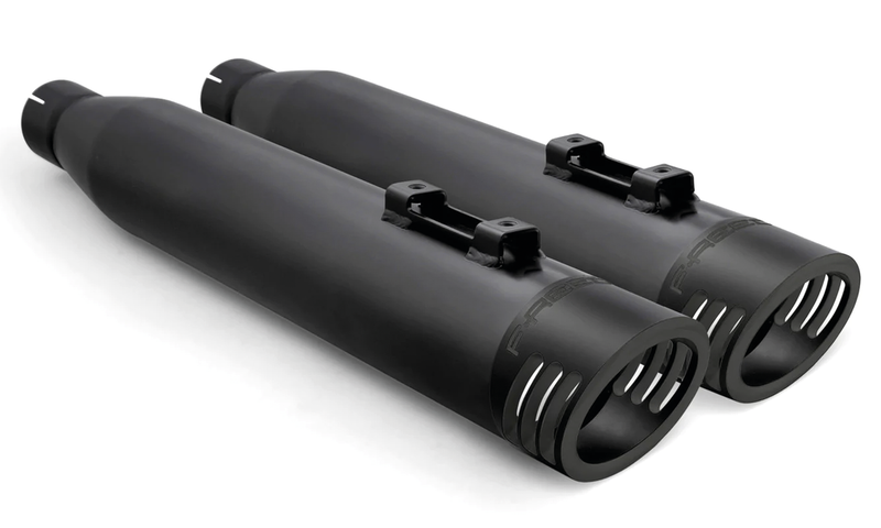 4 Inch Racing Slip-Ons Pitch Black FLH/T17-UP