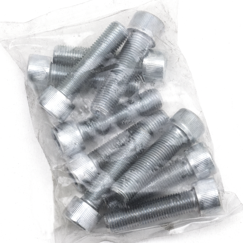 Allen Bolt 3/8-24X1-1/2 Inch Zinc - Pack Of 10