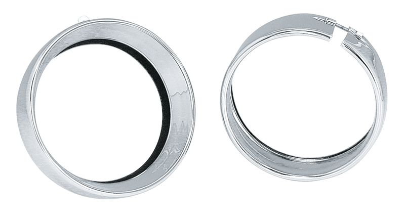 5.75 Inch Headlight Trim Ring Chrome