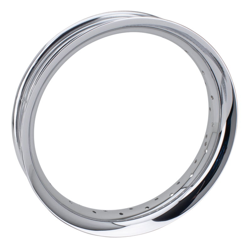 Chrome Aluminum Profile Rear Wheel Rims Chrome Smoothie Rim 3.00X16 40H