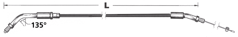 Clearcoat HS40 Throttle Cable 41 Inch