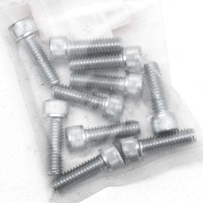 10Pck Allen Bolt 5/16-18X1 Inch Unc Zinc