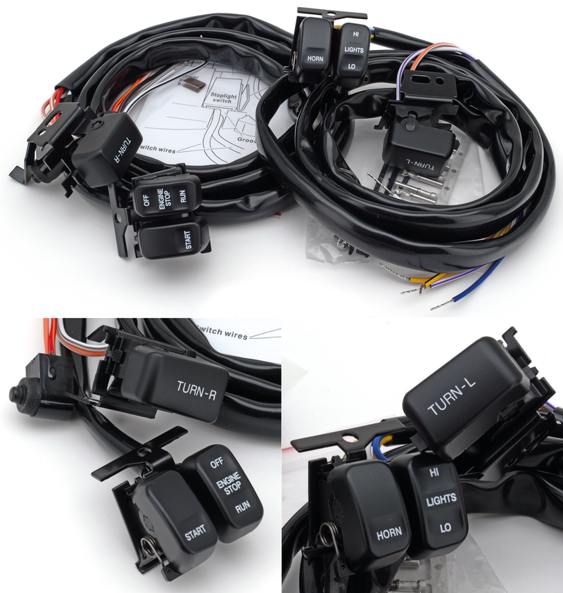 Black Handlebar Switch Kit 96-06