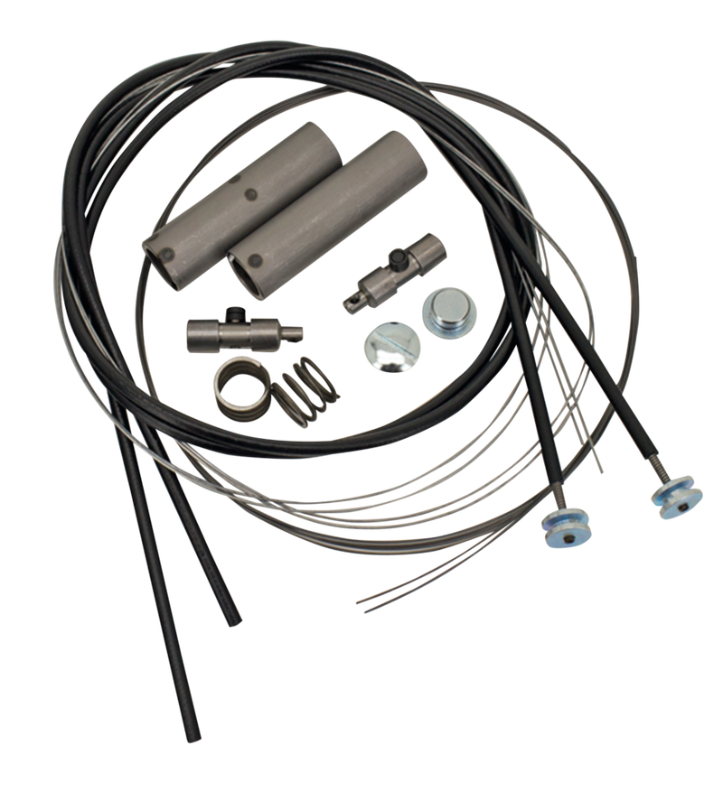 Early Fl Style Handelbars Throttle & Spark Control Kit 54-73 Push