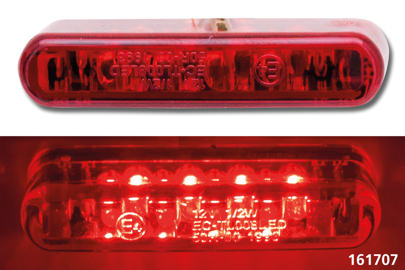 Micro Red Led Red Lens Tail/Brake