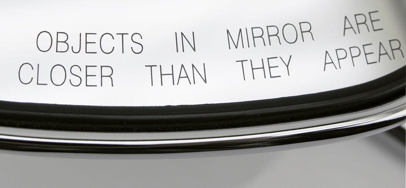 Diamondback Mirror Right Stee Chrome